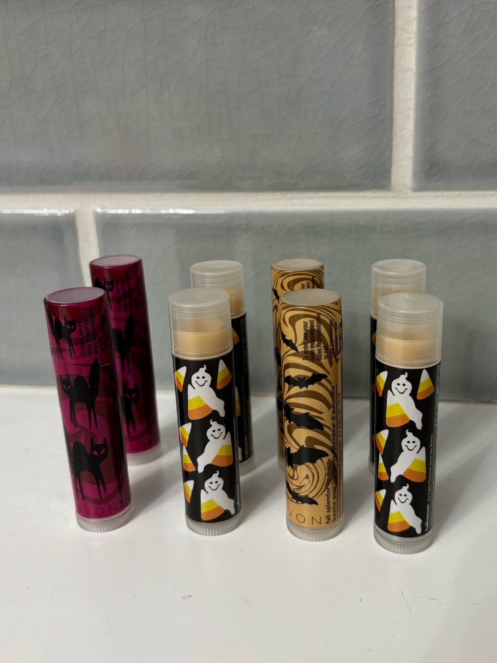 Avon Halloween Lip Balm Set -new